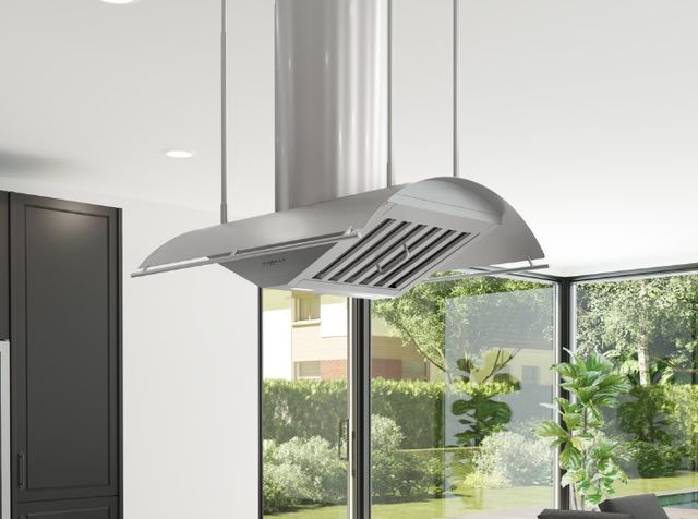 Zephyr Trapeze 36" Stainless Steel Island Range Hood -2