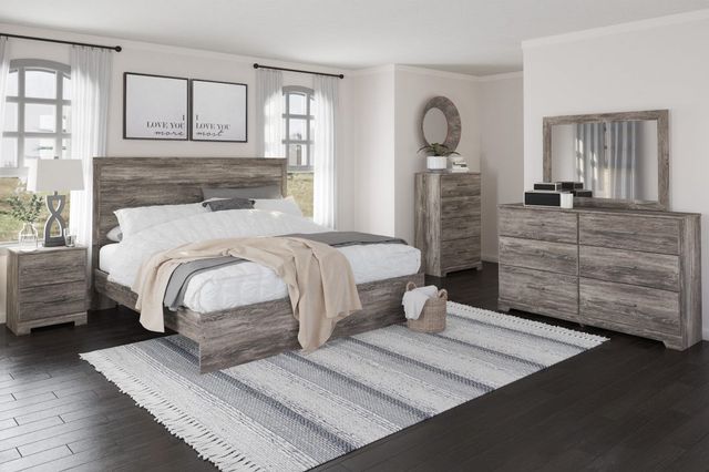 Signature Design by Ashley® Ralinksi Gray Full Panel Bed-3