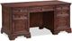 aspenhome® Richmond Brown Burgundy 66" Executive Desk-0