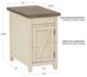 Coast2Coast Home™ Belsey Brown Side Table with Cream Base-2
