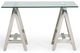 VIG Furniture Modrest Ostrow Clear/Stainless Steel Console Table-1