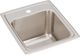 Elkay Lustertone® Classic Lustrous Satin 15" x 17-1/2" x 10" 1-Hole Single Bowl Drop-In Sink-0