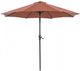 Furniture of America® Tano Burgundy Fabric/Steel Outdoor Umbrella-1