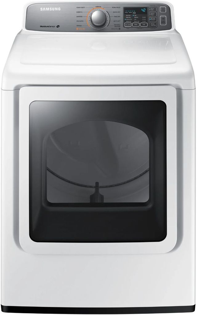Samsung 7.4 Cu. ft. White Front Load Electric Dryer-0
