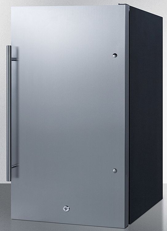 Summit® 19" 3.1 Cu. Ft. Stainless Steel Compact Refrigerator-1