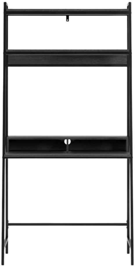 Signature Design by Ashley® Yarlow Black Office Desk and Shelf-1
