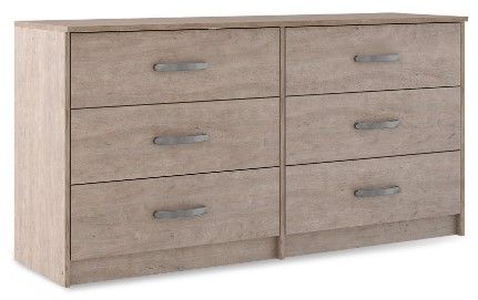 Signature Design by Ashley® Flannia 5-Piece Gray Queen Platform Bed Set-2