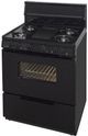Premier 30" Black Freestanding Gas Range-2
