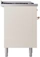 Ilve® Nostalgie II Series 60" Antique White Pro Style Dual Fuel Range-3