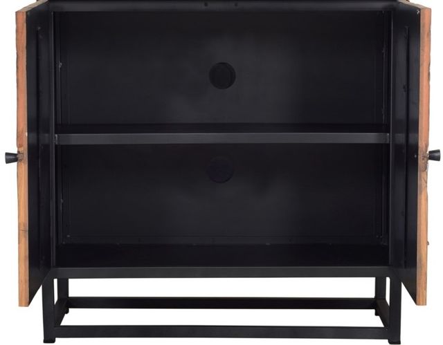 Jofran Inc. Astral Plains Reclaimed Gray 2-Door Accent Cabinet-3