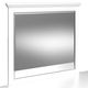 Elements International Hampton Kids White Dresser and Mirror-2