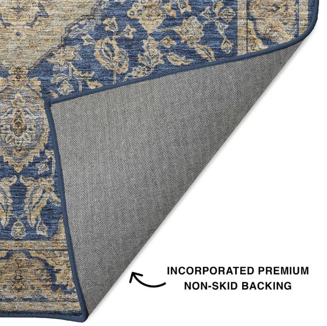 Dalyn™ Rug Company Hatay HY3 Navy 5'x8' Area Rug-2