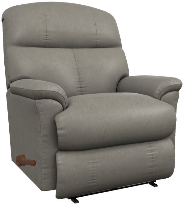 La-Z-Boy® Reed Putty Leather Manual Wall Recliner-0
