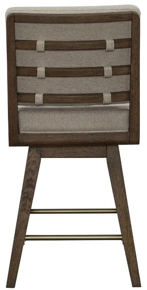 Bernards Elure Avenger Pumice/Latte Swivel Counter Stool-3