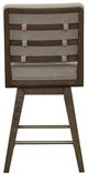 Bernards Elure Avenger Pumice/Latte Swivel Counter Stool-3