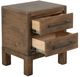 International Furniture Direct Merida Stained Brown Nightstand-5