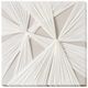 Classy Living Timeless Textured Luxe White Geo Canvas Wall Art-0