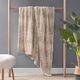 Olliix by Madison Park Zuri Leopard 60x70" Polyester Faux Tip Dyed Brushed Long Fur Throw-2