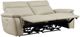 Homelegance® Maroni Taupe Double Power Reclining Loveseat with Power Headrests-2