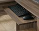 Sauder® Harbor View® Salt Oak® L-Shaped Desk with Office Hutch-4