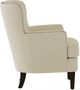 Emerald Home Noelle Cream Velvet Accent Chair-4