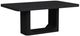 Elements International Rosalie 5-Piece Black Rectangular Dining Set-2