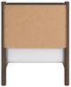 Signature Design by Ashley® Pamytta Brown Twin Upholstered Panel Platform Bed-4