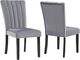 Crown Mark Pascal Gray Dining Side Chair-3