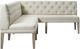 Elements International Collins 6-Piece Gray/Weathered Gray/White Dining Set-1