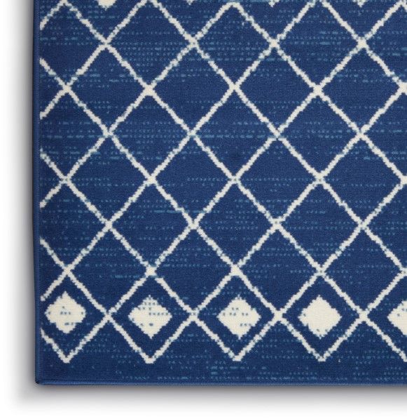 Nourison Home™ Grafix Navy 5'x7' Style 1 Area Rug-3