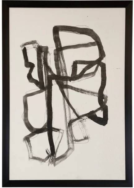 Stylecraft Black/Light Gray Wall Art-0