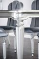Furniture of America® Melodi Parc 7-Piece Silver Dining Table Set-3