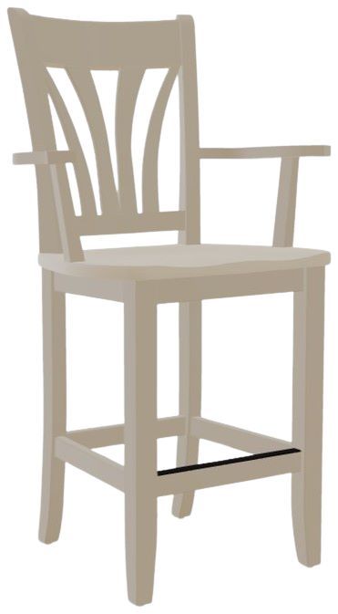 Mavin Customizable Hartford 24" Arm Bar Stool-0