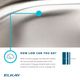 Elkay Lustertone® Classic Lustrous Satin 25" x 22" x 6" Single Bowl Drop-In Classroom ADA Sink-3