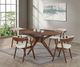 Furniture of America® Ebikon 2-Piece Beige/Walnut Counter Stool Set-1