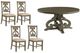 Elements International Stone 5-Piece Gray/Taupe Dining Set-0