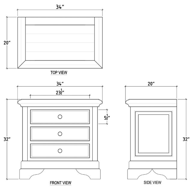 Bramble Customizable Huntley Nightstand-1