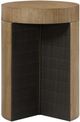 Bernards Calia Brown Spot Table with Black Base-2