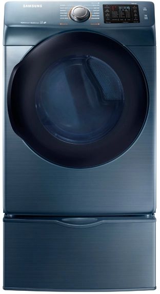 Samsung 7.5 Cu. Ft. Azure Front Load Electric Dryer-1