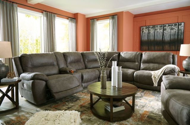 Signature Design by Ashley® Cranedall 6-Piece Quarry Power Reclining Living Room Set-3