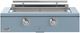 Caliber™ Rockwell Social 2-Burner Bluestone Built-In Natural Gas Grill with Polished Chrome Hardware-0