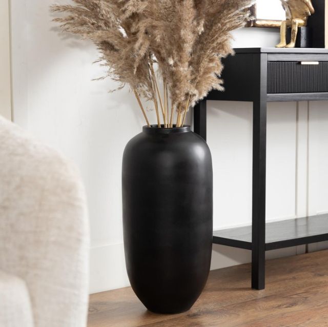 Deco Marche Black Ceramic Floor Vase-1