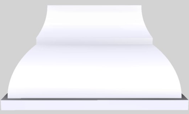 Vent-A-Hood® Designer Series 54" White Wall Mounted Range Hood-0