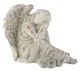 A & B Home Antiqued White Peaceful Angel Decorative Accent-0