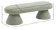 Meridian Furniture Drum Mint Faux Shearling Teddy Fabric Upholstered Bench-3