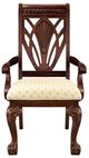 Homelegance® Norwich Brown/Dark Cherry Arm Chair-1