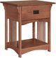 Country Classic Collection Customizable Mission 1-Drawer Nightstand-0
