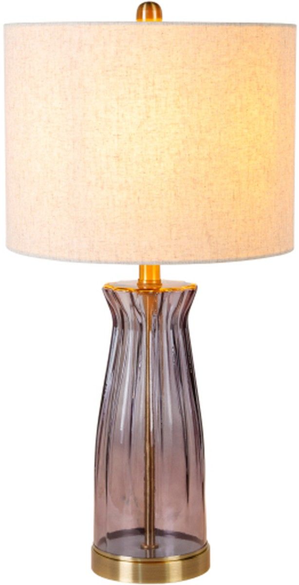 Surya Louisiana Silver/White Lamp-1