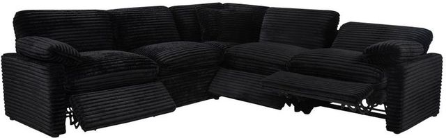 Coaster® Collins 5-Piece Black Modular Power Reclining Sectional-1