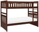 Homelegance® Rowe Dark Cherry Twin/Twin Bunk Bed-0
